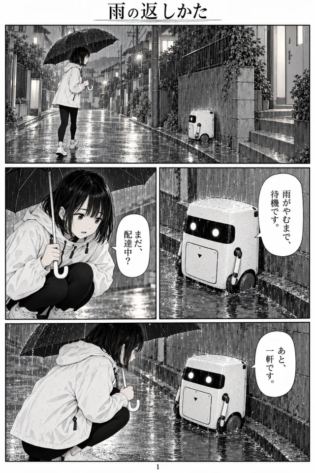雨の返しかた 第1話の表紙